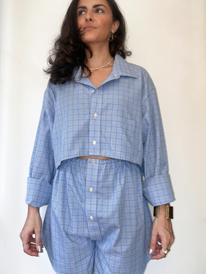 Upcycled Shorts Set - Checkered