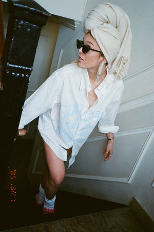 Sunday Baby Blue Button-down