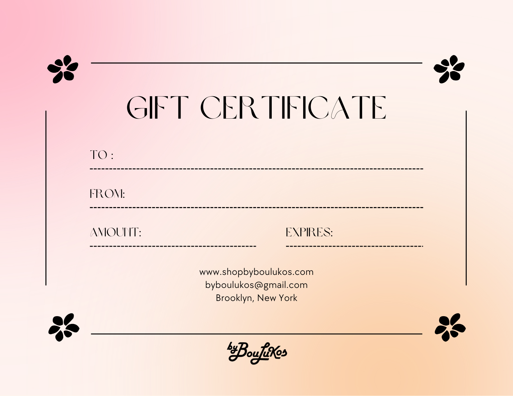 byboulukos-gift-certificate for Downloadable Free Printable Gift Certificate ByBoulukos Gift Certificate for Downloadable Free Printable Gift Certificate