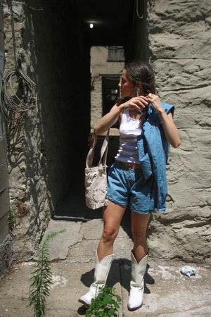 Jeans Shorts Set