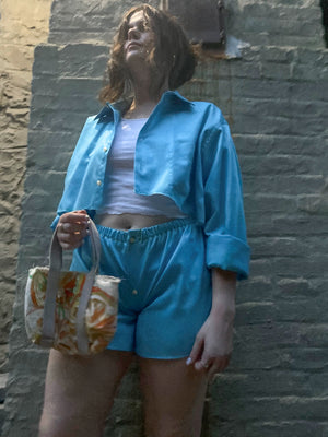 Aqua Shorts Set