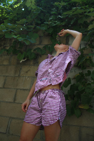 Grape Shorts Set