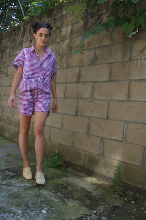 Grape Shorts Set