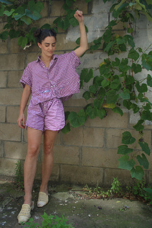 Grape Shorts Set