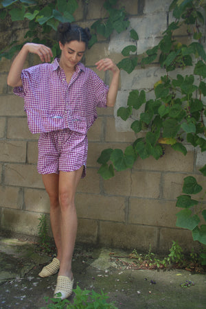 Grape Shorts Set
