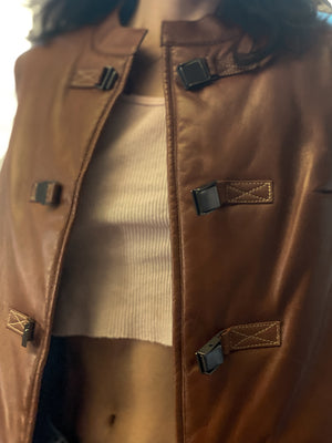 UpcycledNYC x ByBoulukos Log Cabin Vest