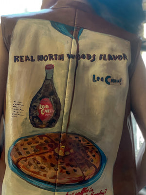UpcycledNYC x ByBoulukos Log Cabin Vest