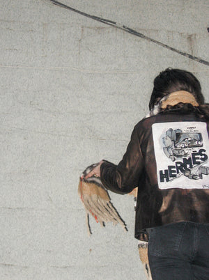 UpcycledNYC x ByBoulukos Vintage Ad Bronze