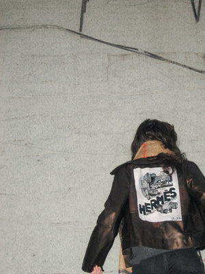 UpcycledNYC x ByBoulukos Vintage Ad Bronze