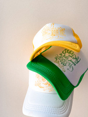 Open image in slideshow, Sunday Trucker Hat Green
