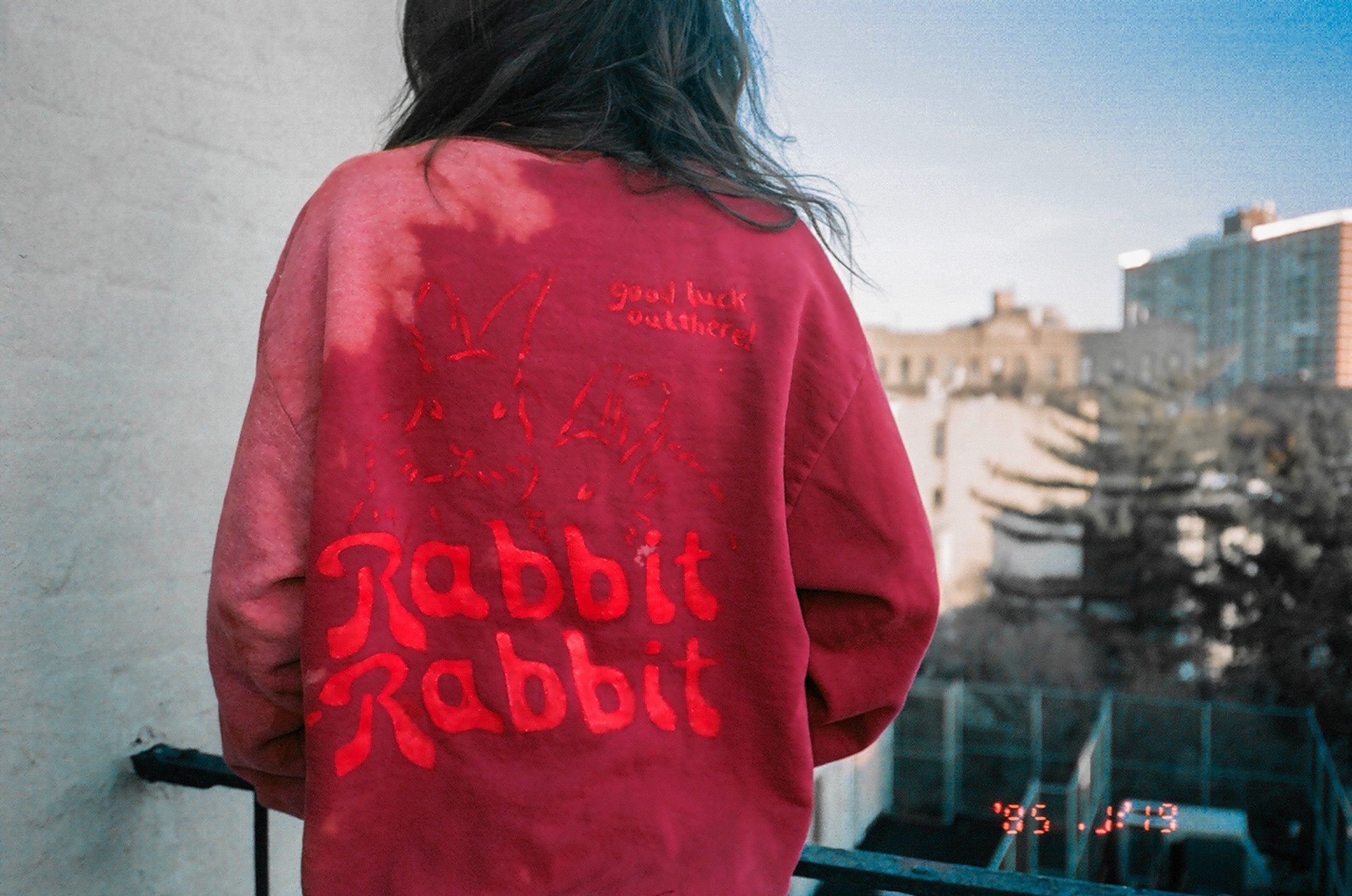 Rabbit Rabbit Ruby Crewneck