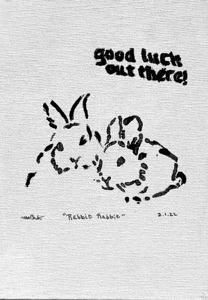 Rabbit Rabbit Red Prints
