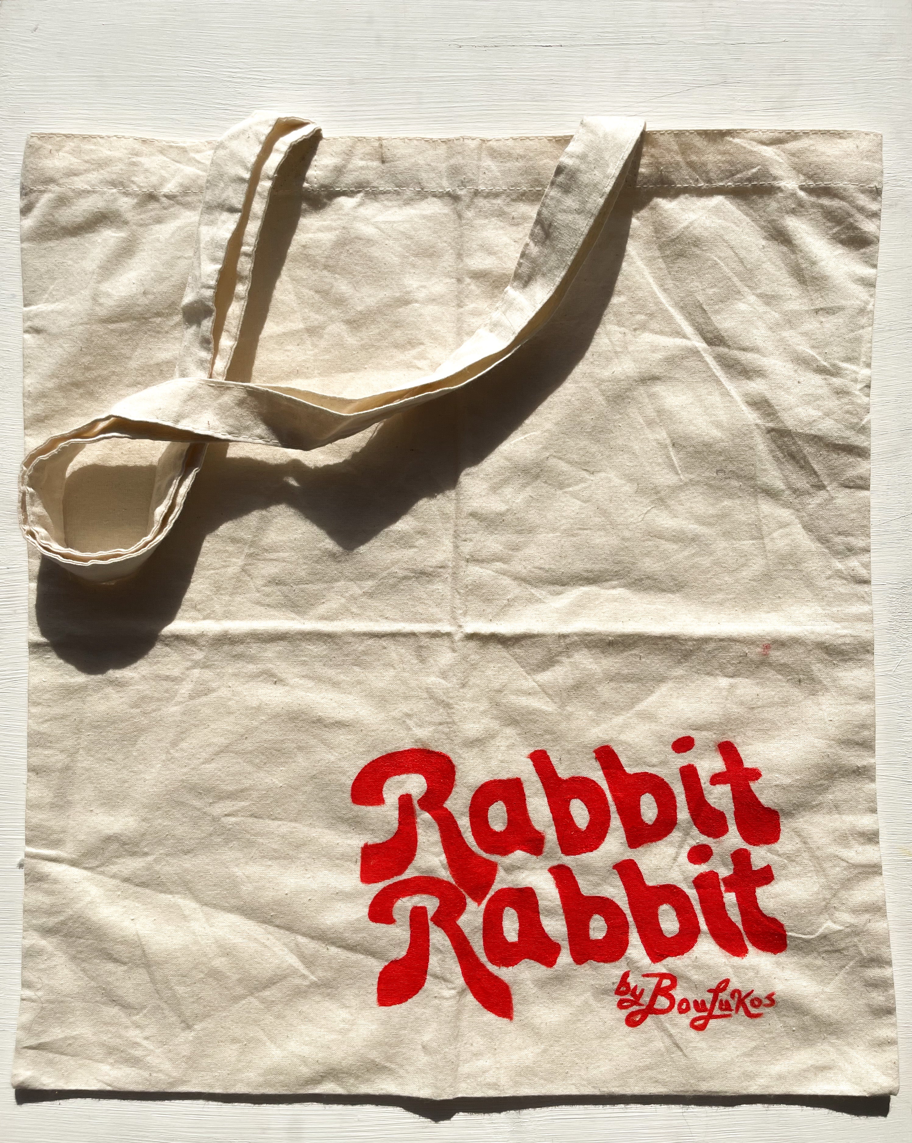 Rabbit Rabbit Red Tote